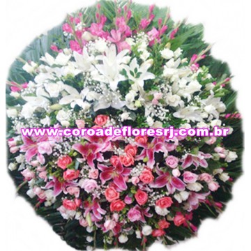 19 - COROA DE FLORES VIP III   TAMANHO 1,80 X 1,20 