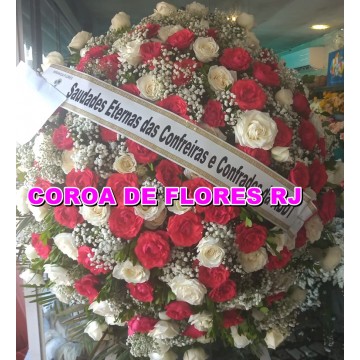 10 - COROA DE FLORES CONTENDO ROSAS TAMANHO 1,50 X 1,20 10 - COROA DE FLORES CONTENDO ROSAS TAMANHO 1,50 X 1,20